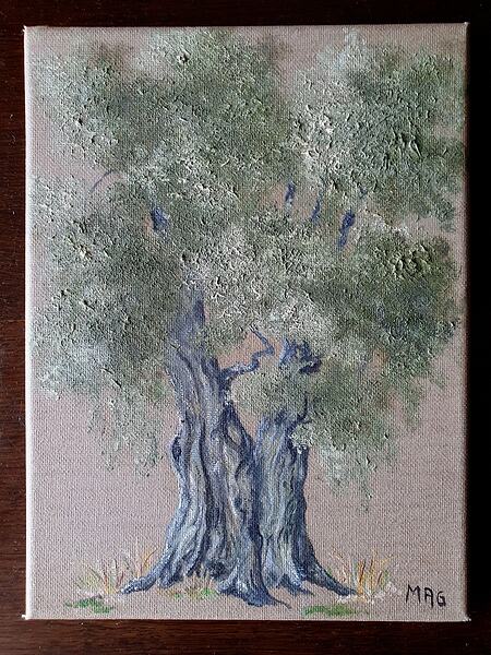 Sur toile de lin<br>18x24<br>25€