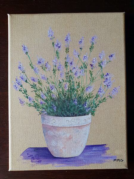 Sur toile de lin<br>18x24<br>25€