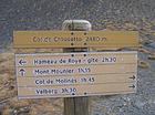 Col de Crousette (2480m), Hameau de Roya - Gîte, Mont Mounier, Col de Molinès, Valberg
