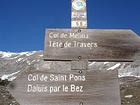 Col de Mélina, Tête de Travers, Col de St-Pons, Daluis par le Bez