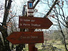 St-Vallier par la Pierre Druidique, Croix de Cabris, -