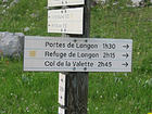 -, Col des Moulines, Mont Mounier, Portes de Longon, Refuge de  Longon, Col de la Valette