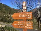 Col de Bausson<br />Cascade du Ray<br />Gorbio<br />Pas dela Piastre<br />Cime de Baudon (1264m)<br />Col de la Madone