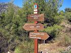Croix de Muratore (441m), Gorbio - GR51, Col de la Coupière-GR51, Mont-Gros, Roquebrune-village