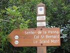 Sentier de la Penna, Col St-Bernard, Le Grand Mont