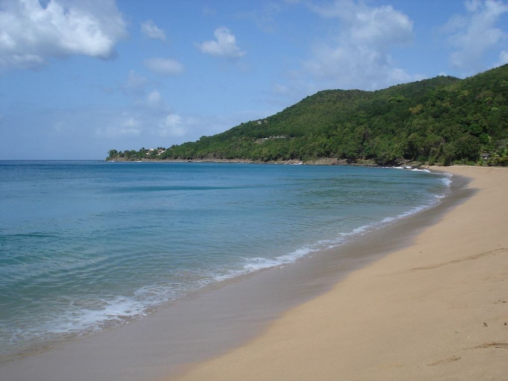 La plage de Deshaies